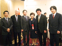 群馬県歯科医師会会長:群馬県歯科医師連盟会長も特別参加