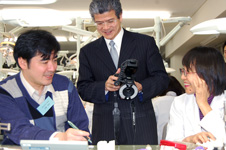 講師と実習の様子